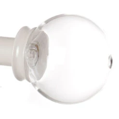 Glass Finial For 20mm Pole In Clay -Curtain Hardware Shop 451cl 20