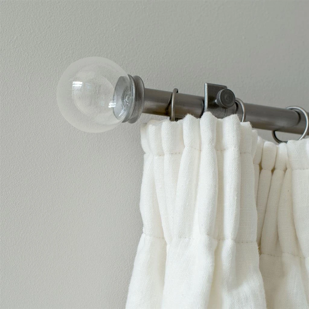 Glass Finial For 20mm Pole In Polished 2 Glass Finial For 20mm Pole In Polished - Image 2