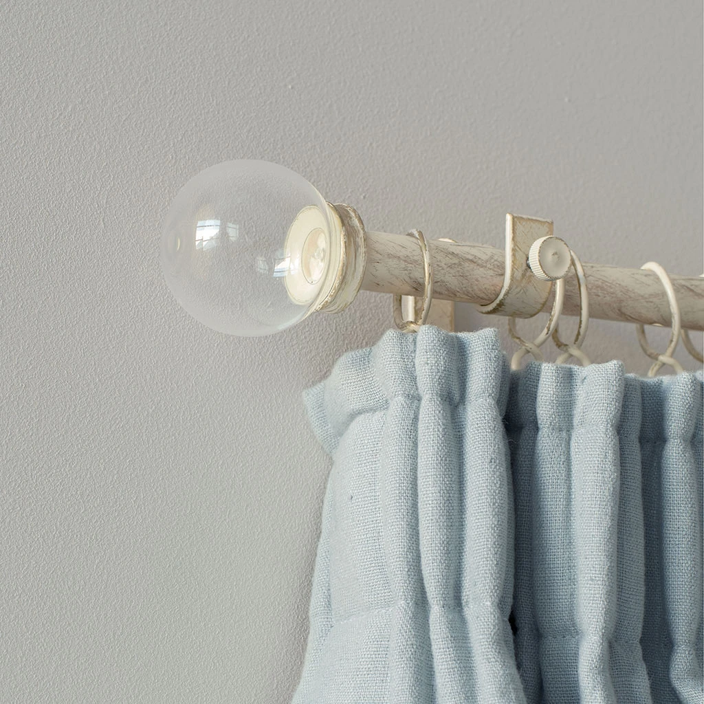 25mm Glass Finial In Old Ivory 2 25mm Glass Finial In Old Ivory - Image 2