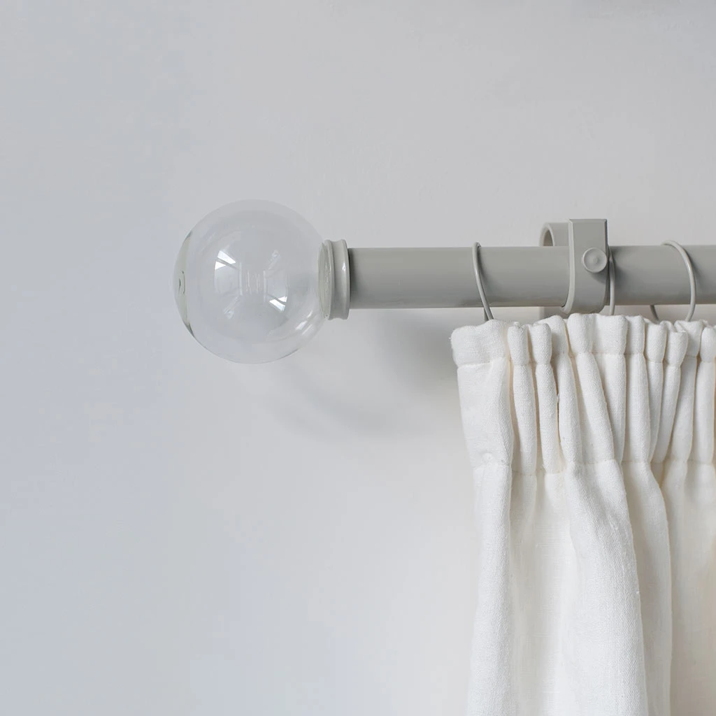 38mm Glass Finial In Clay 2 38mm Glass Finial In Clay - Image 2