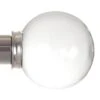 38mm Glass Finial In Mercury