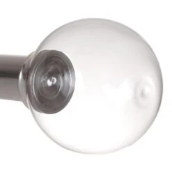 38mm Glass Finial In Mercury -Curtain Hardware Shop 453me 2