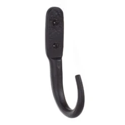 13cm Barn Wall Hook In Matt Black