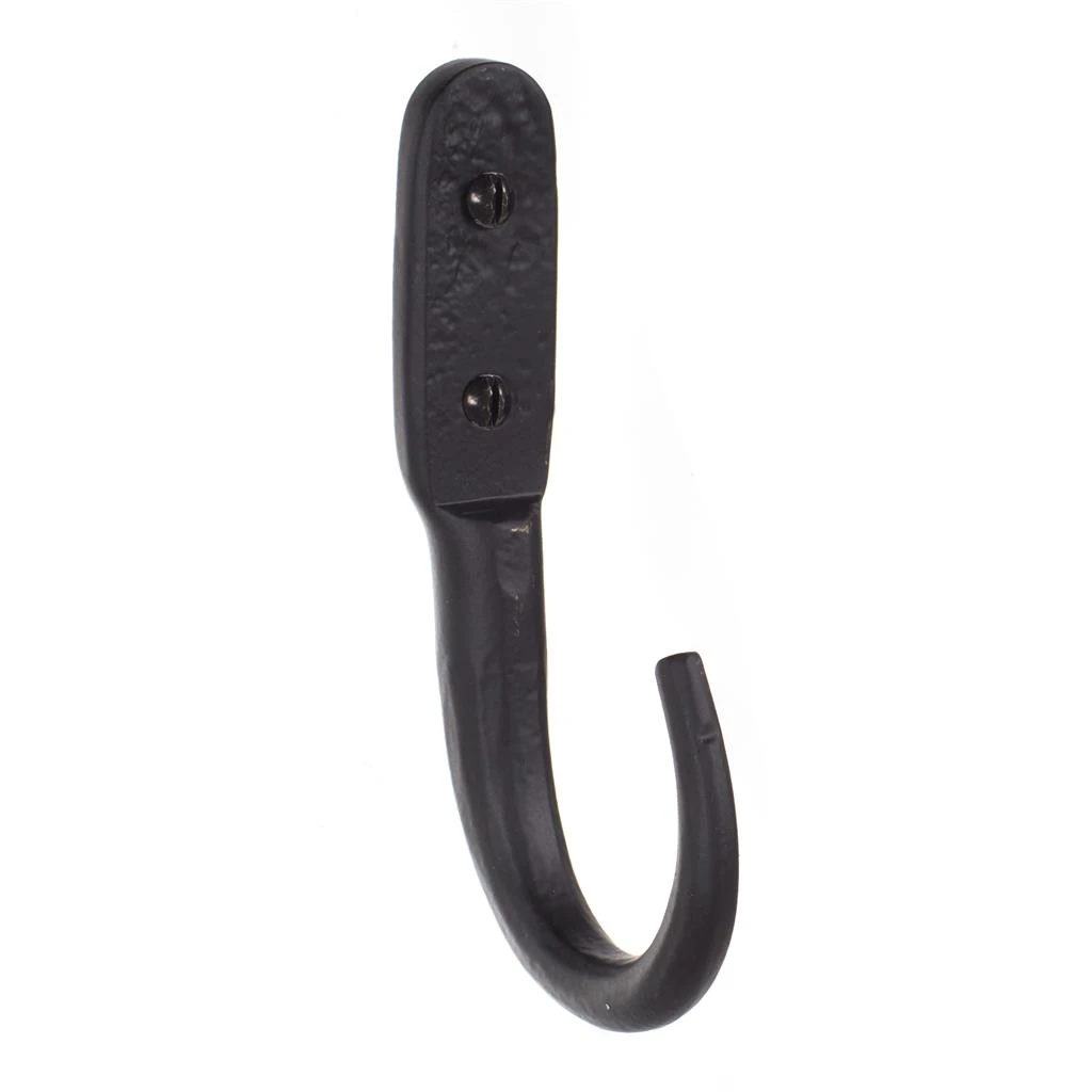 13cm Barn Wall Hook In Matt Black 1 13cm Barn Wall Hook In Matt Black