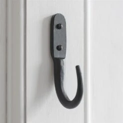 13cm Barn Wall Hook In Matt Black 5 13cm Barn Wall Hook In Matt Black -Curtain Hardware Shop 527mb 2