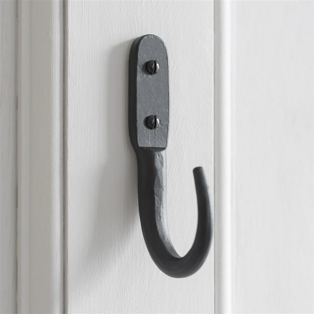 13cm Barn Wall Hook In Matt Black 3 13cm Barn Wall Hook In Matt Black - Image 3