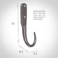 13cm Barn Wall Hook In Polished 6 13cm Barn Wall Hook In Polished -Curtain Hardware Shop 527po 13