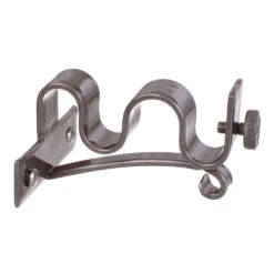 12/12mm Double Pole Centre Bracket In Polished -Curtain Hardware Shop 6001po 20