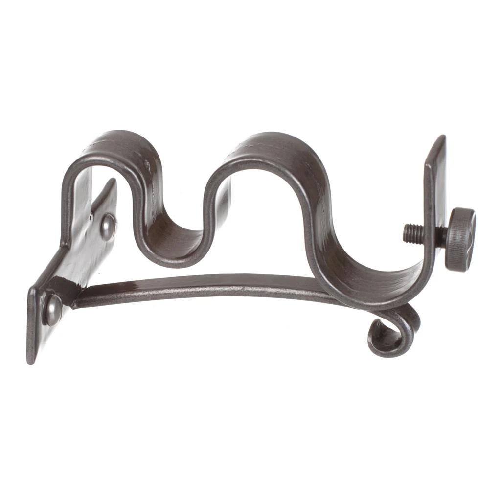 20/12mm Double Pole Centre Bracket In Polished 3 20/12mm Double Pole Centre Bracket In Polished - Image 3