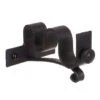 25/12mm Double Pole Centre Bracket In Matt Black