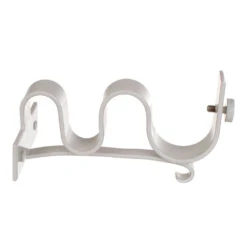 38/20mm Double Pole Centre Bracket In Clay -Curtain Hardware Shop 6004cl 20