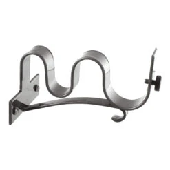 38/20mm Double Pole Centre Bracket In Polished -Curtain Hardware Shop 6004po 20