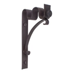 12/12mm Double Pole Standard Bracket In Beeswax