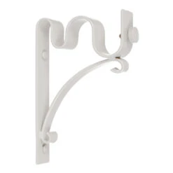 25/12mm Double Pole Standard Bracket In Clay -Curtain Hardware Shop 6007cl 20