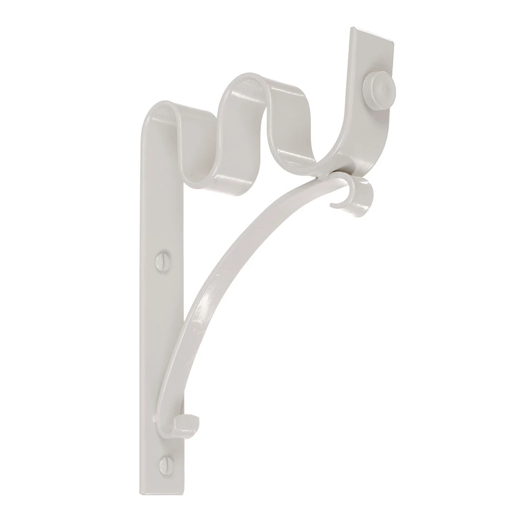 38/20mm Double Pole Standard Bracket In Clay 1 38/20mm Double Pole Standard Bracket In Clay