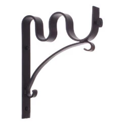 38/20mm Double Pole Standard Bracket In Matt Black -Curtain Hardware Shop 6008mb 20