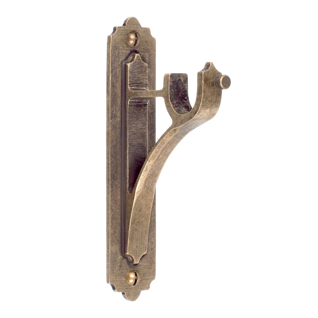 19mm Brett Standard Bracket In Antiqued Brass 1 19mm Brett Standard Bracket In Antiqued Brass