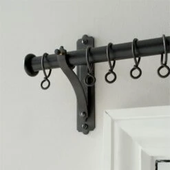 20mm Brett Standard Bracket In Beeswax -Curtain Hardware Shop 6009bw 12