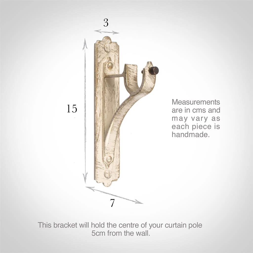 20mm Brett Standard Bracket In Old Ivory 4 20mm Brett Standard Bracket In Old Ivory - Image 4