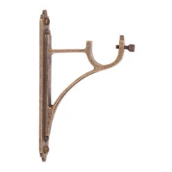 25mm Brett Standard Bracket In Antiqued Brass -Curtain Hardware Shop 6010ab 20