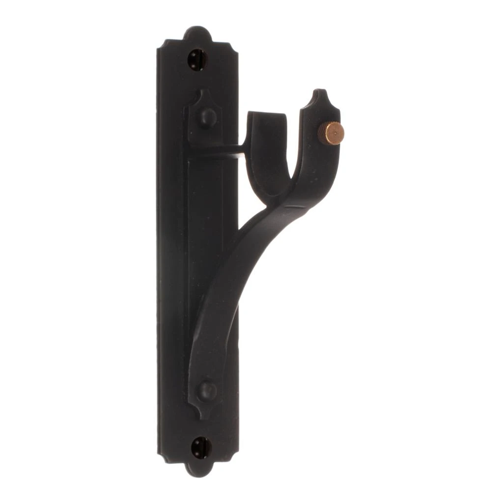 25mm Brett Standard Bracket In Matt Black 2 25mm Brett Standard Bracket In Matt Black - Image 2