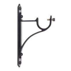 25mm Brett Standard Bracket In Matt Black 9 25mm Brett Standard Bracket In Matt Black -Curtain Hardware Shop 6010mb 20