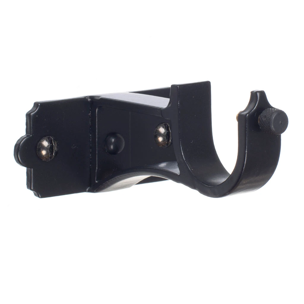 25mm Brett Centre Bracket In Matt Black 1 25mm Brett Centre Bracket In Matt Black