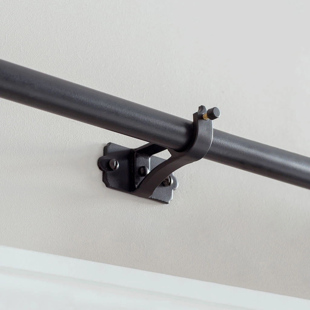 25mm Brett Centre Bracket In Matt Black 2 25mm Brett Centre Bracket In Matt Black - Image 2