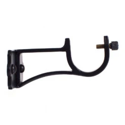 25mm Brett Centre Bracket In Matt Black 7 25mm Brett Centre Bracket In Matt Black -Curtain Hardware Shop 6012mb 20
