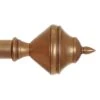 19mm Brass Empire Finial In Antiqued Brass