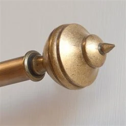 19mm Brass Empire Finial In Antiqued Brass -Curtain Hardware Shop 6018ab 4