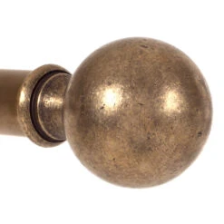 25mm Brass Ball Finial In Antiqued Brass 7 25mm Brass Ball Finial In Antiqued Brass -Curtain Hardware Shop 6019ab 20