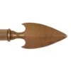 25mm Hasta Spear Finial In Antiqued Brass