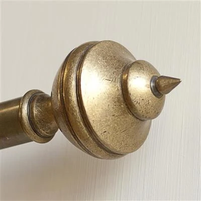 25mm Brass Empire Finial In Antiqued Brass 5 25mm Brass Empire Finial In Antiqued Brass - Image 5