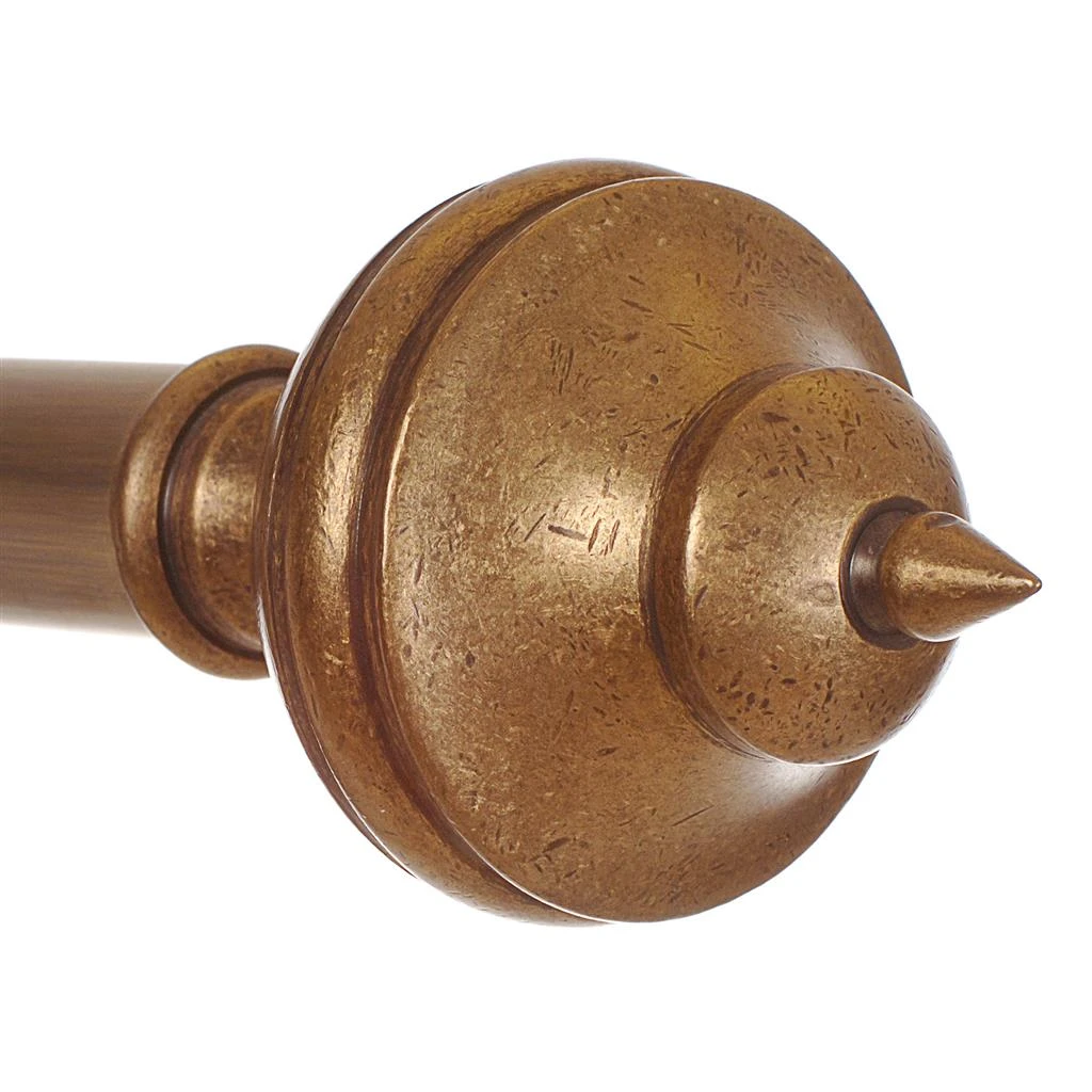 25mm Brass Empire Finial In Antiqued Brass 2 25mm Brass Empire Finial In Antiqued Brass - Image 2