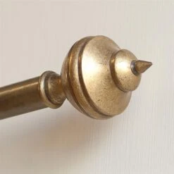 25mm Brass Empire Finial In Antiqued Brass 8 25mm Brass Empire Finial In Antiqued Brass -Curtain Hardware Shop 6023ab 4