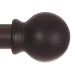 25mm Cannonball Finial In Beeswax