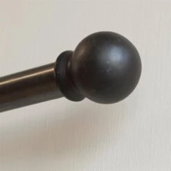 25mm Cannonball Finial In Beeswax -Curtain Hardware Shop 602bw 5