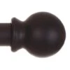 25mm Cannonball Finial In Matt Black