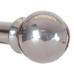 25mm Cannonball Finial In Mercury -Curtain Hardware Shop 602me 2