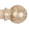 25mm Cannonball Finial In Old Ivory
