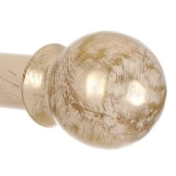 25mm Cannonball Finial In Old Ivory -Curtain Hardware Shop 602oi 2