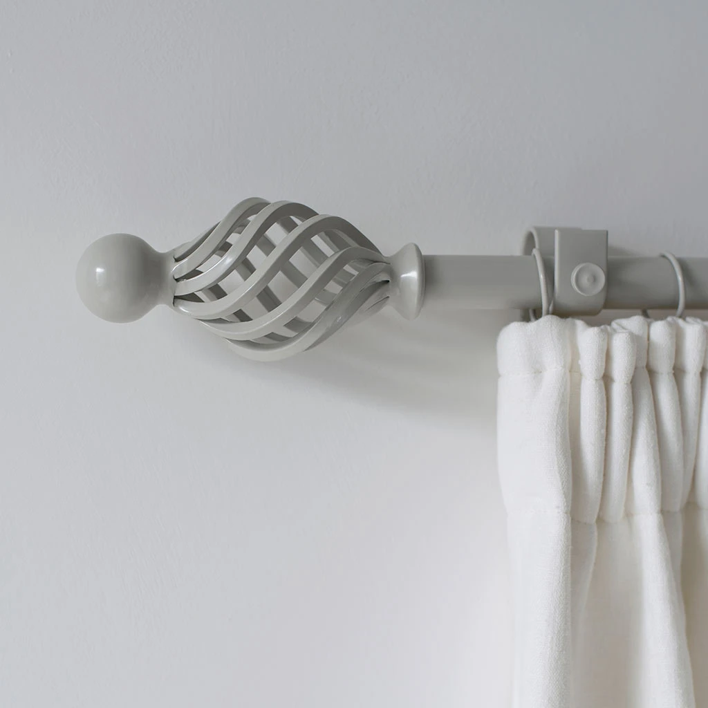 25mm Cage & Ball Finial In Clay 2 25mm Cage & Ball Finial In Clay - Image 2