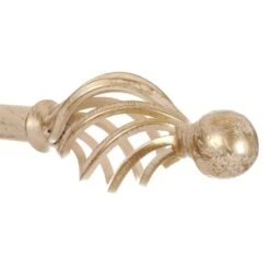 25mm Cage & Ball Finial In Old Ivory 6 25mm Cage & Ball Finial In Old Ivory -Curtain Hardware Shop 603oi 2