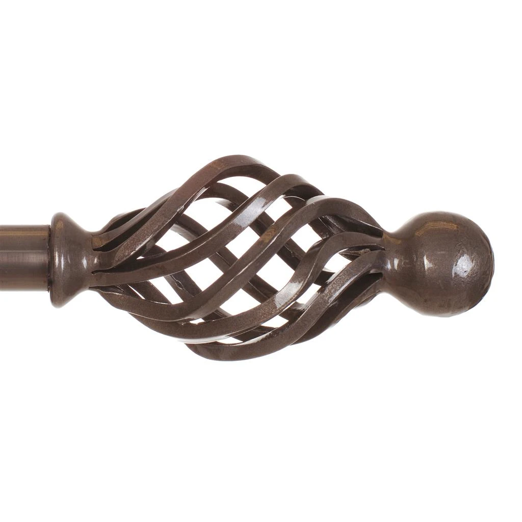 25mm Cage & Ball Finial In Polished 1 25mm Cage & Ball Finial In Polished