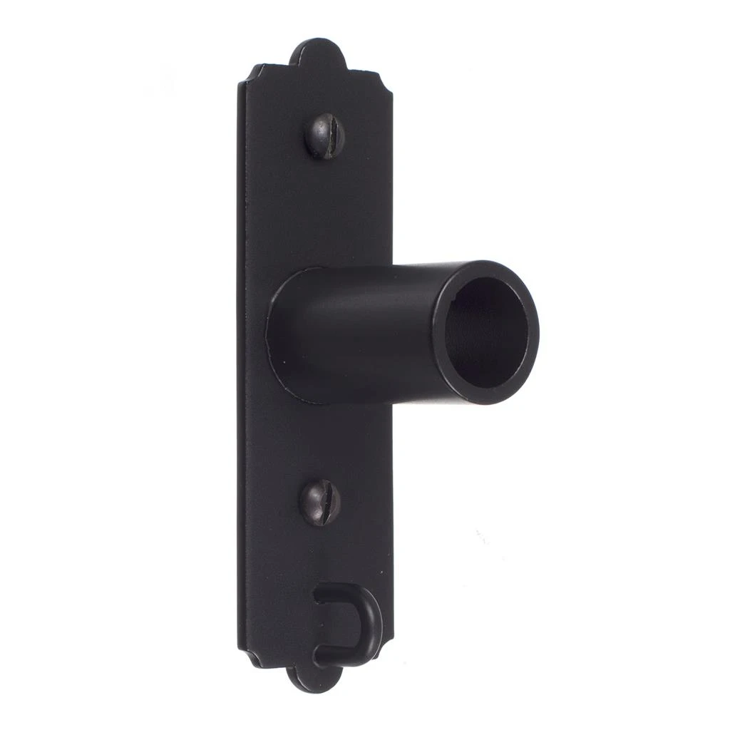 25mm Brett Recess Bracket In Matt Black 1 25mm Brett Recess Bracket In Matt Black