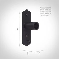 25mm Brett Recess Bracket In Matt Black 8 25mm Brett Recess Bracket In Matt Black -Curtain Hardware Shop 6047mb 13