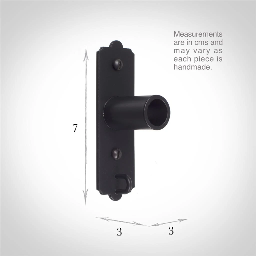 25mm Brett Recess Bracket In Matt Black 4 25mm Brett Recess Bracket In Matt Black - Image 4