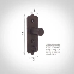 20mm Brett Recess Bracket In Beeswax 6 20mm Brett Recess Bracket In Beeswax -Curtain Hardware Shop 6048bw 13