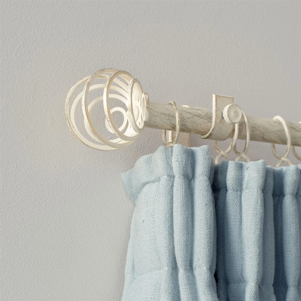 20mm Spiral Finial In Old Ivory 2 20mm Spiral Finial In Old Ivory - Image 2